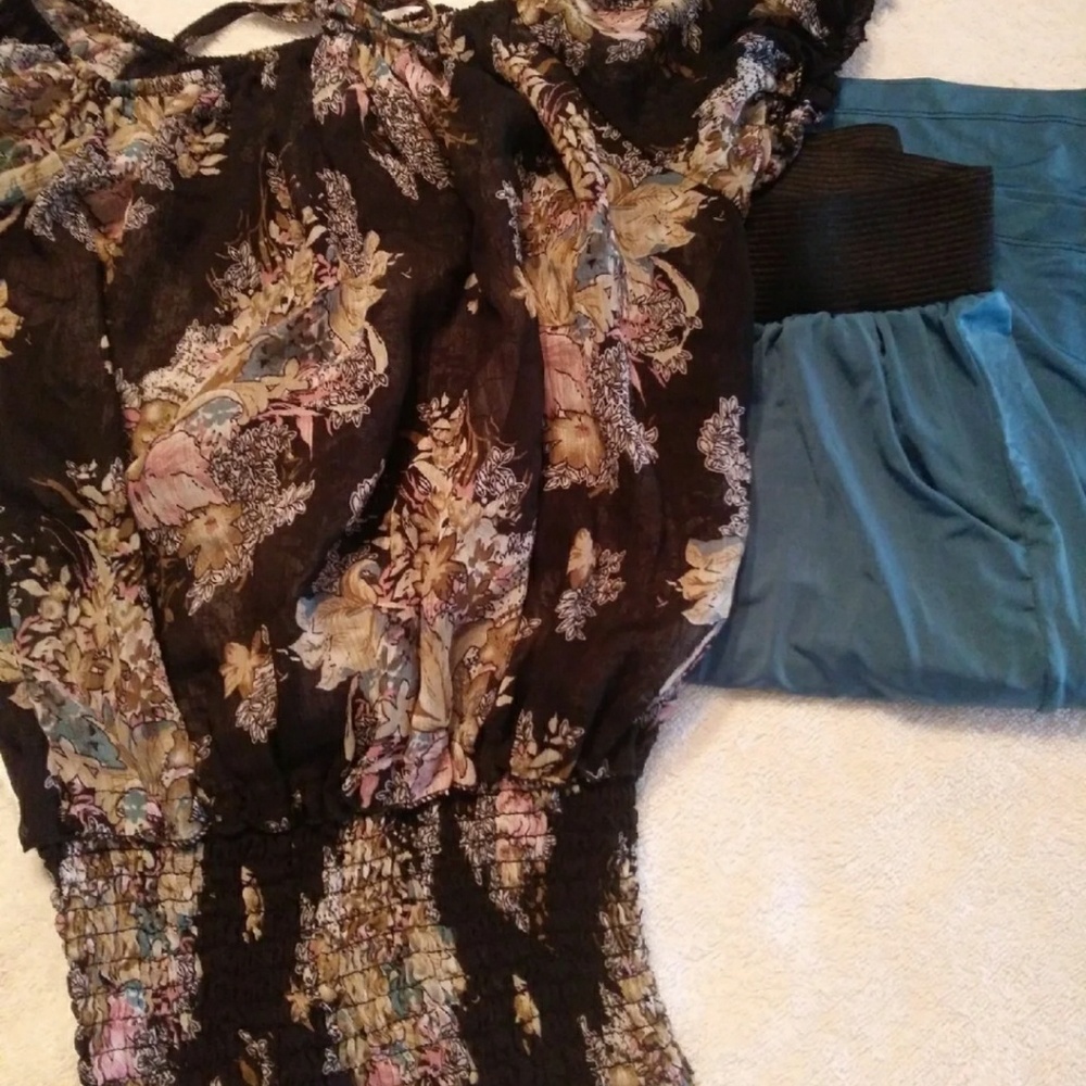Blouse and loose pants